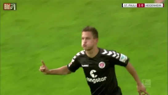 St. Pauli - Heidenheim 1:0 (2. Bundesliga, 8-й тур, 2015/16)