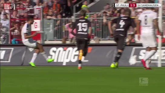 St. Pauli - Sandhausen 1:3 (2. Bundesliga, 10-й тур, 2015/16)