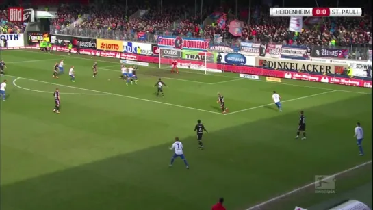 Heidenheim - St. Pauli 2:0 (2. Bundesliga, 25-й тур, 2015/16)