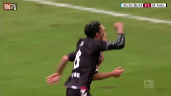 Duisburg - St. Pauli 0:2 (2. Bundesliga, 23-й тур, 2015/16)