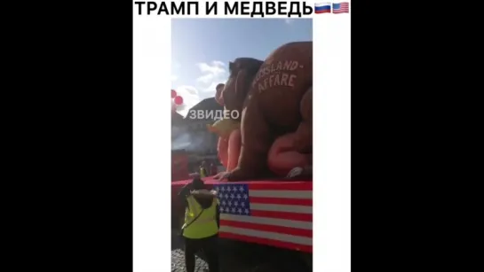 Трамплин и медведь