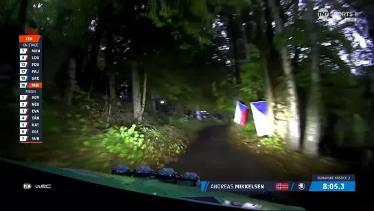 WRC 2023. Этап 12 - Центральная Европа. Второй день (SS8)