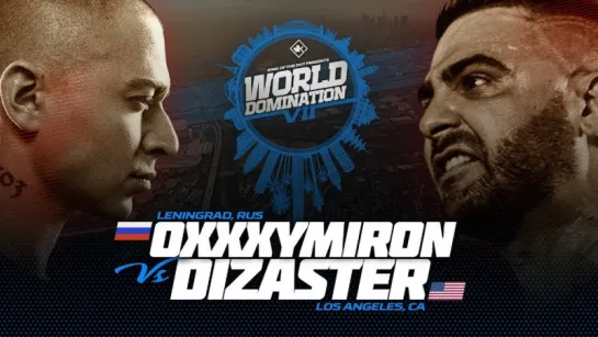 Oxxxymiron (RUS) vs Dizaster (USA). KOTD (Английский)