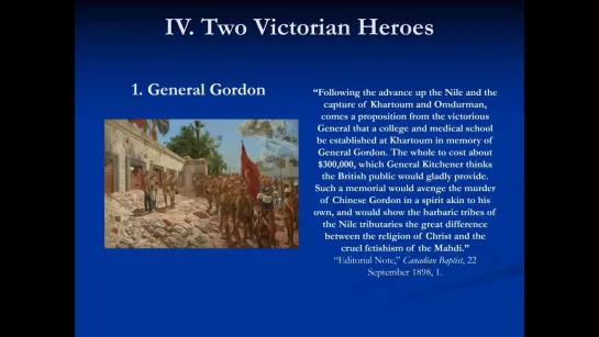 Queen Victoria & General Gordon. Heroes in the Age of Empires. The Andrew Fuller Centre Lecture