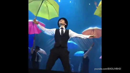 |FANCAM| 140708 @ "Singin' In The Rain" Musical (Baekhyun focus) #6