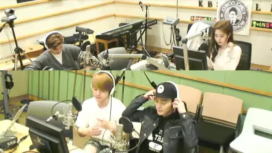 150415 EXO @ KBS-R Cool FM Yoo In Na's Volume Up