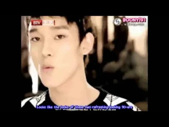 EXO M - 120908 Music Billboard Chart 音乐风云榜 - Men with perfect features (eng subbed)