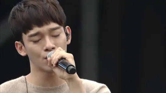 150904 EXO Chen @ 2015 Grand Kpop Festival CHEN Best Luck + Ment + Last Love Rehearsal