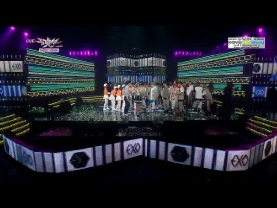 130823 EXO WIN @ Music Bank