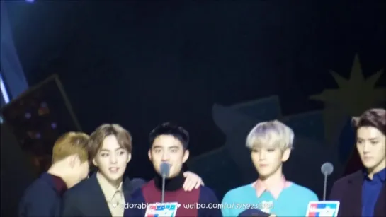 151202 UnionPay Album of the Year EXO (D.O. 디오 focus edit ver.) @ 2015 MAMA in Hong Kong