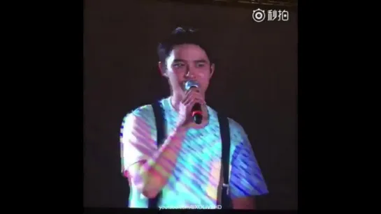 [FANCAM] 150816 EXOluXion in Hong Kong D1 Sehun D.O. Aegyo