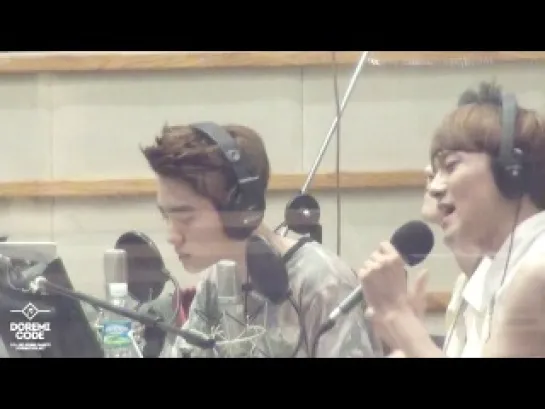 [FANCAM] 130626 Chen, D.O, Ryeowook - Sunday Morning (D.O Focus) @ Sukira Kiss The Radio