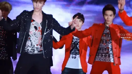 [FANCAM] 121130 MAMA in HK Lucifer (D.O. focus)