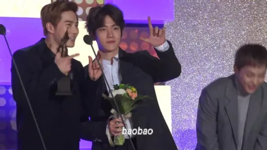 160114 Seoul Music Awards, Baekhyun Focus(Awards Cut)