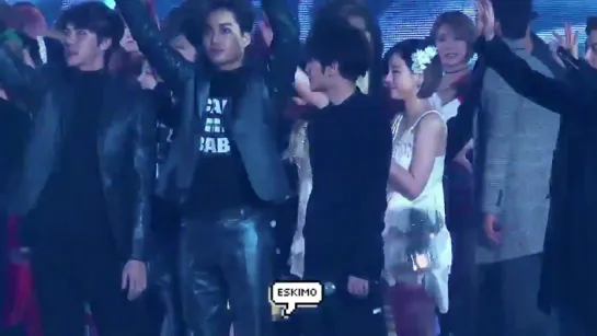 [FANCAM] 151230 EXO Baekhyun ending @ KBS Gayo Daejukjae (1)