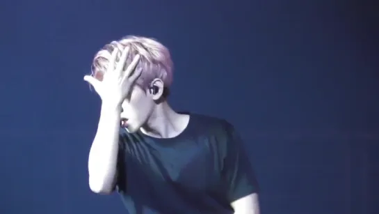 151017 EXOlution in 広州 Hurt - Baekhyun focus