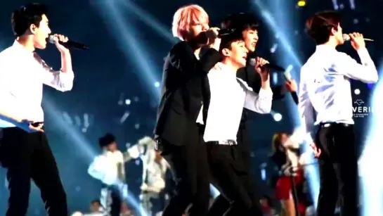 [FANCAM] 150815 I am Korea - EXO singing To her (Baekhyun, Chen Focus)