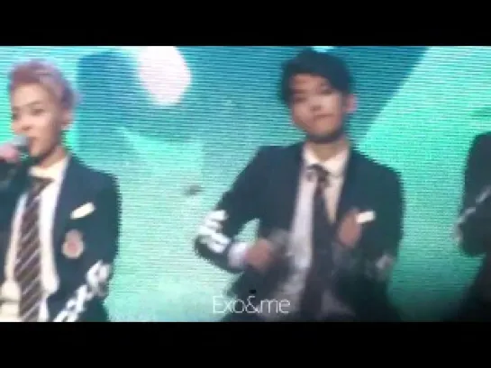 [FANCAM] 140415 EXO Comeback Showcase @ Remake - Baekhyun focus (3)