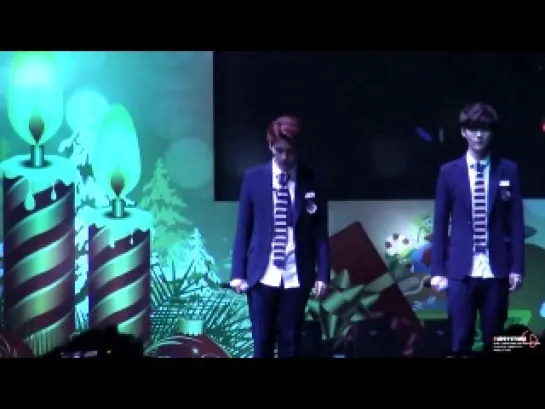 [FANCAM]  131214 EXO - Miracles In December (Baekhyun Focus) @ One Mount Special Party   [2]