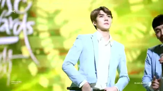 [FANCAM] 160121 EXO Sehun @ The 30th Golden Disk Awards