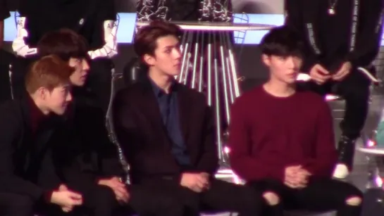 151202 EXO Sehun focus of Best male group award [MAMA 2015] (HD) fancam