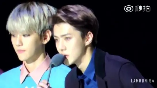 151202 EXO ✪ MAMA in HongKong ♥ 세훈 sehun ｡focus