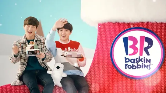 [VIDEO] 141204 Baskin Robbins ‘Open Your Ice Cream Cake’ Christmas advertisement - D.O, Baekhyun, Sehun version