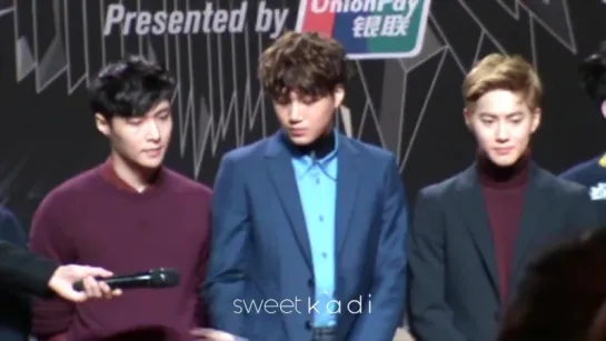 151202 EXO at MAMA Red Carpet