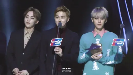 151202 MAMA EXO Best Male Group  Album of The year