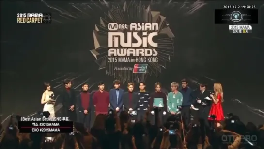 151202 EXO @ MAMA Red Carpet