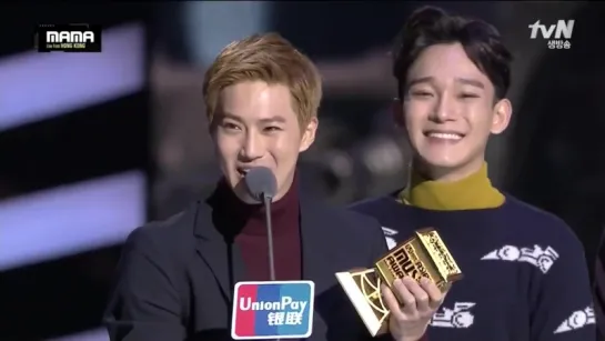 151202 EXO - Album Of The Year Award @ Mnet Asian Music Awards 2015