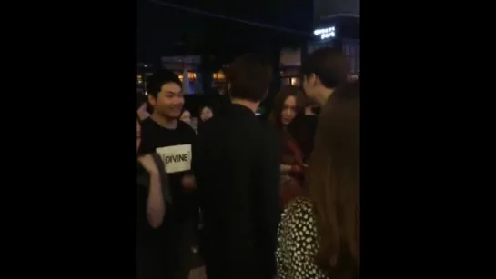 [FANCAM]  150904 EXO Kai @ Gucci FW15-16 POP-UP STORE at BOONTHESHOP