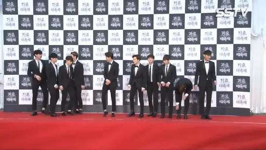 141226 EXO - Red carpet @ KBS Gayo Daejun [SSTV]