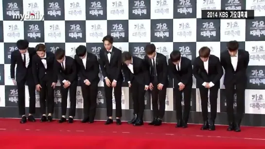 141226  EXO - Red carpet @ KBS Gayo Daejun [MY DALY]