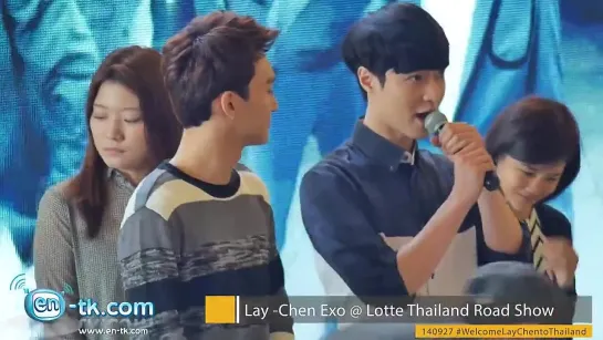 140927 Lay & Chen @ Lottle Fansign in Bangkok