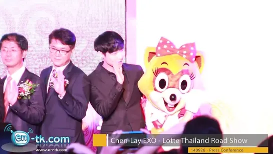 140927 EXO Lay & Chen @ Lotte Thailand Road Show