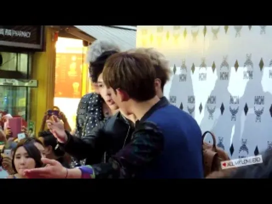 [FANCAM] 140626 EXO-M @ MCM Flagship Store Opening