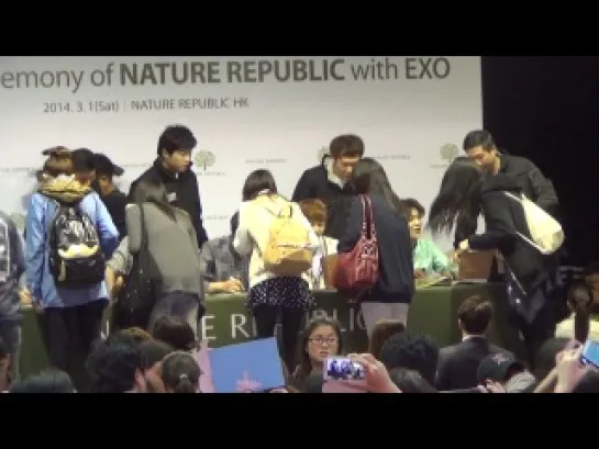 140301 Nature republic fansign EXO-M