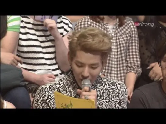 [VIDEO]  130827 Arirang-TV Simply K-Pop Special MC KRIS CUT