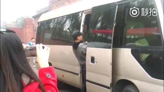 [FANCAM] 150930 Z.TAO filming Charming Daddy