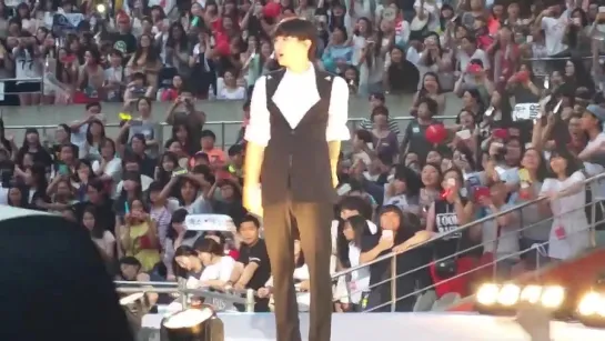 |FANCAM| 140815 SMTOWN Live Tour IV in Seoul @ EXO - LUCKY (Chanyeol focus)