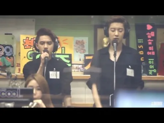 |FANCAM| 130802 KBS Cool FM Yoo Inna's Volume Up Radio Show (Chanyeol focus)