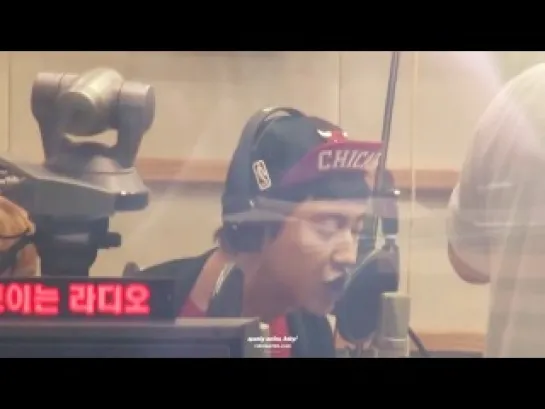 |FANCAM| 130617 exo @ kbs cool fm - officially missing you (chanyeol focused)