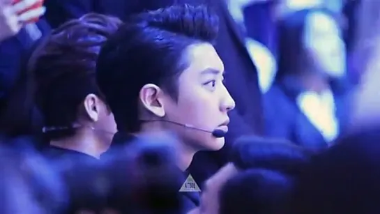 |FANCAM| 140321 Chanyeol @ Seoul Fashion Week