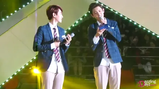 |FANCAM| 131114 Melon Music Awards 2013 (Chanyeol & Baekhyun)