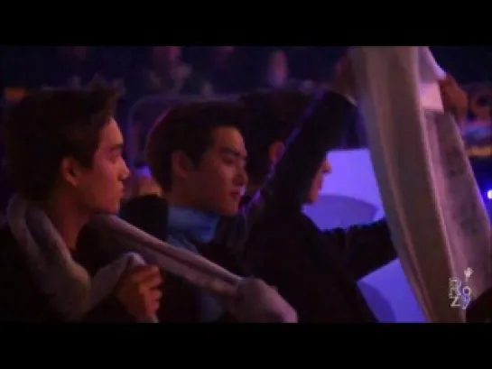 |FANCAM| 131114 Melon Music Awards 2013 (Chanyeol, Kai & Suho)