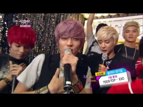 [VIDEO] 130906 EXO (+ TEEN TOP) INTERVIEW @ KBS MUSIC BANK