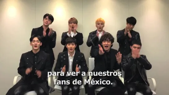 170215 EXO Chanyeol @ Message for EXO-L From Mexico