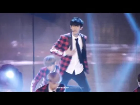 |FANCAM| 140123 EXO - Growl @ Seoul Music Awards (Chanyeol focus)