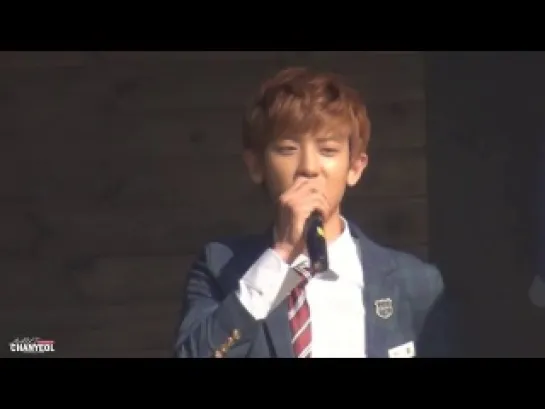 |FANCAM| 131013 Halloween OneMount Festival - talk (Chanyeol focus)